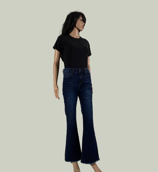 Girls/Ladies Bootcut Long Pant-Stretch Denim Jeans.