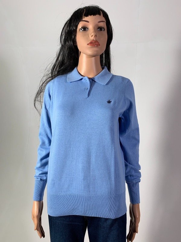 Woman/Girls Sweater-Polo Collar