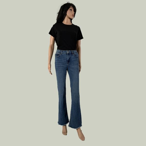 Girls/Ladies Bootcut Long Pant-Stretch Denim Jeans.